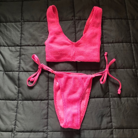 ASOS Other - ASOS crinkle v front bikini set